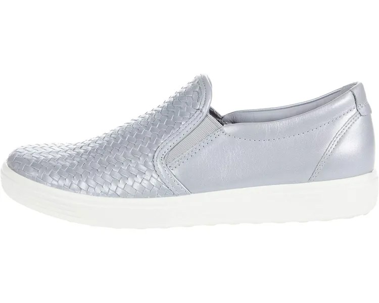 Кроссовки Soft 7 Woven Slip-On II ECCO, серый