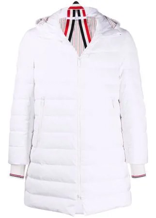 Thom Browne лыжное пальто с полосками RWB