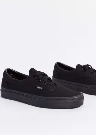 Черные кроссовки Vans Era-Черный