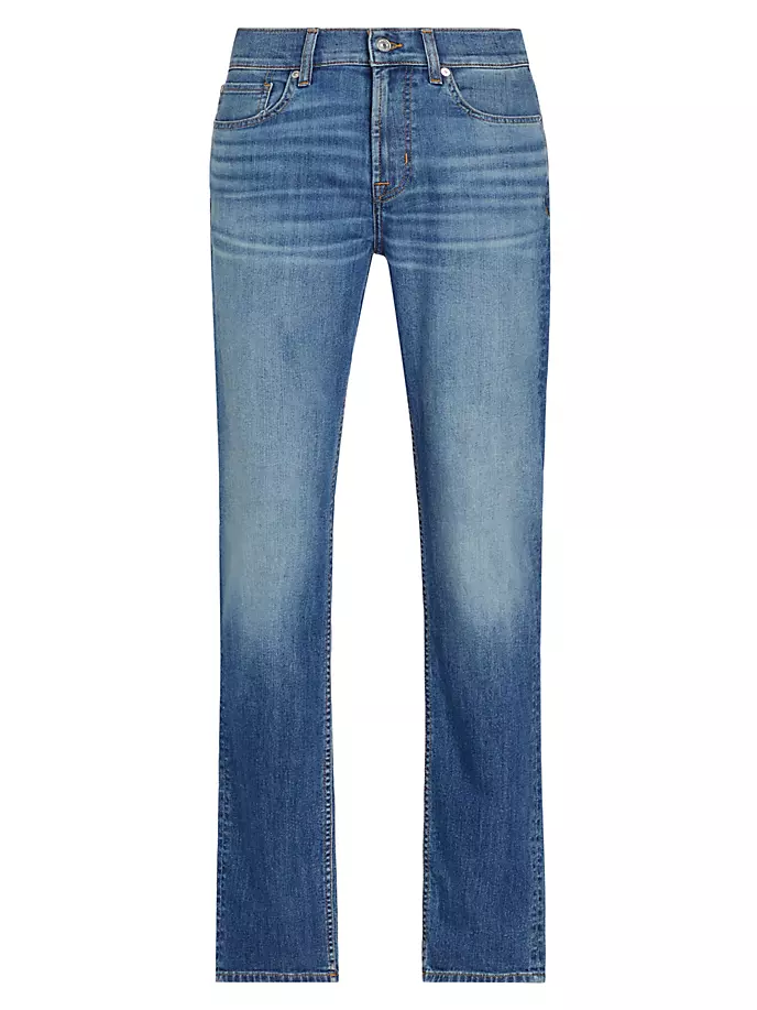 Джинсы узкого кроя Slimmy Alameda 7 For All Mankind, цвет alameda