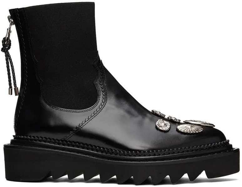 Ботинки Black Side Gore Metal Boots Toga Pulla