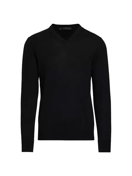 КОЛЛЕКЦИЯ Кашемировый свитер с V-образным вырезом Saks Fifth Avenue, цвет moonless
