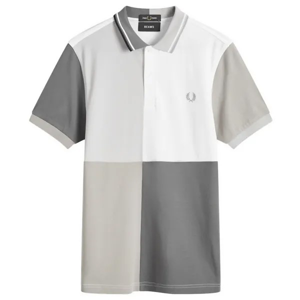 Футболка-поло Fred Perry X Beams Blank Canvas, белый