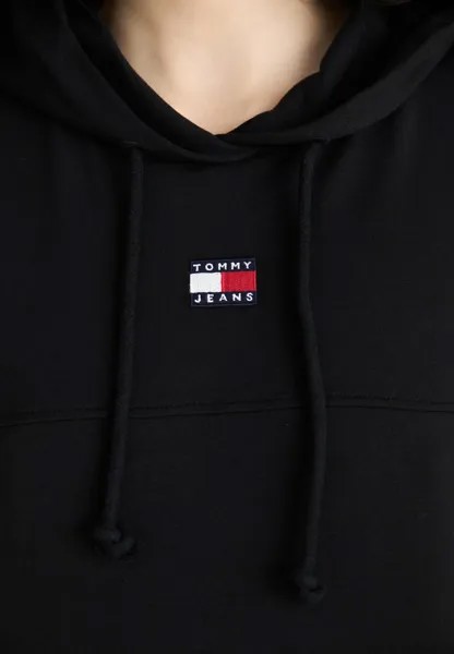 Свитер ELASTICATED BADGE HOODIE Tommy Hilfiger, черный