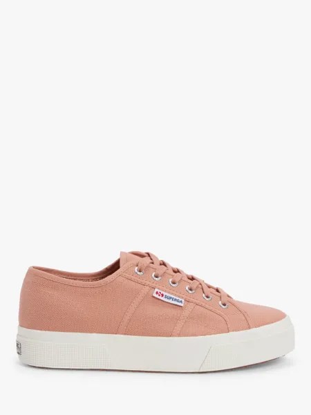 Кроссовки на платформе 2740 Superga, роза