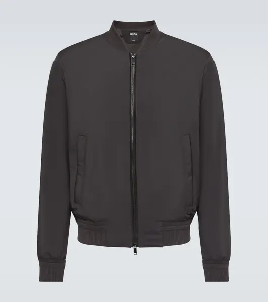 Бомбер Stratos Zegna, коричневый