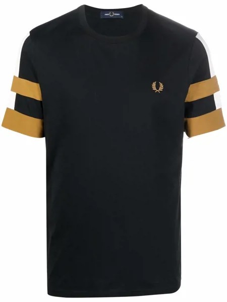 FRED PERRY футболка с вышитым логотипом