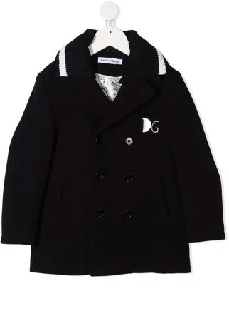 Dolce & Gabbana Kids двубортное пальто
