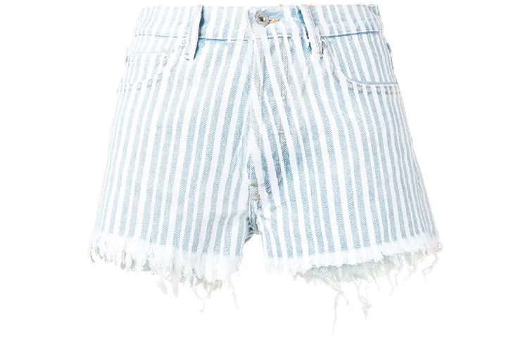 SS21 Джинсовые шорты женские светло-голубые Off-White