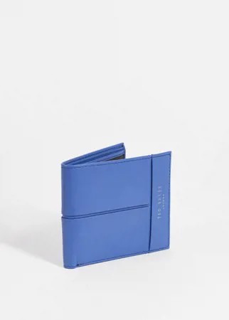 Синий кожаный бумажник Ted Baker Samuel-Голубой
