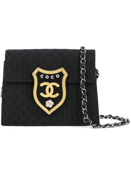 Chanel Pre-Owned сумка на плечо Coat of Arms 2005-го года
