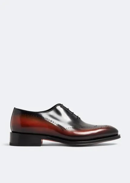 Оксфорды Santoni Kaj, черный