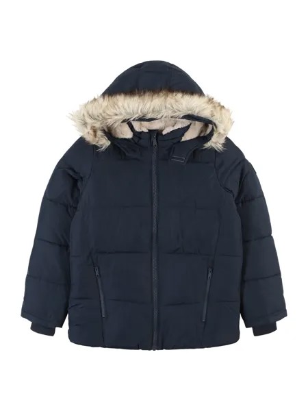 Зимняя куртка Abercrombie & Fitch, темно-синий