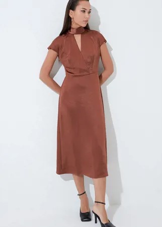 Вечернее платье женское ZARINA 422009559 коричневое 92