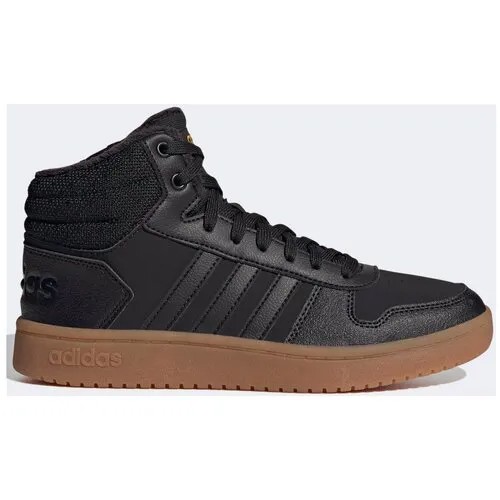 Кеды Adidas HOOPS 2.0 MID CBLACK/CBLACK/LEGGLD Женщины FW3501 4-