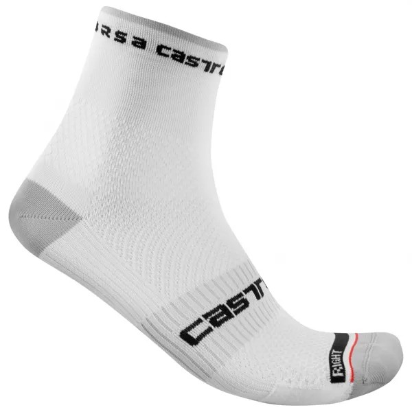 Велосипедные носки Castelli Rosso Corsa Pro 9 Sock, белый