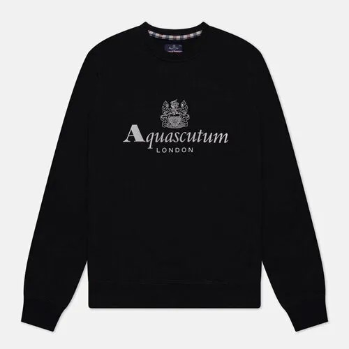 Толстовка Aquascutum, силуэт прямой, размер xxxl, черный