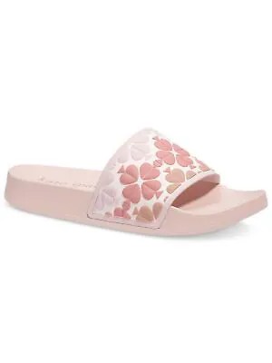 KATE SPADE NEW YORK Женские Розовые Сандалии Olympia Toe Platform Slip On Slide 5 B