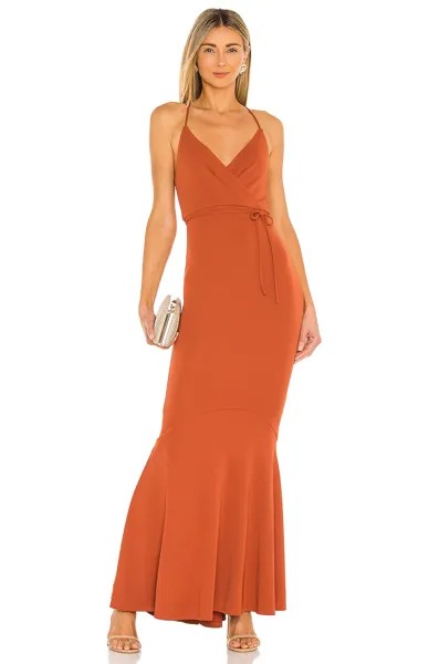 Платье макси Michael Costello x REVOLVE Genevieve, цвет Burnt Sienna