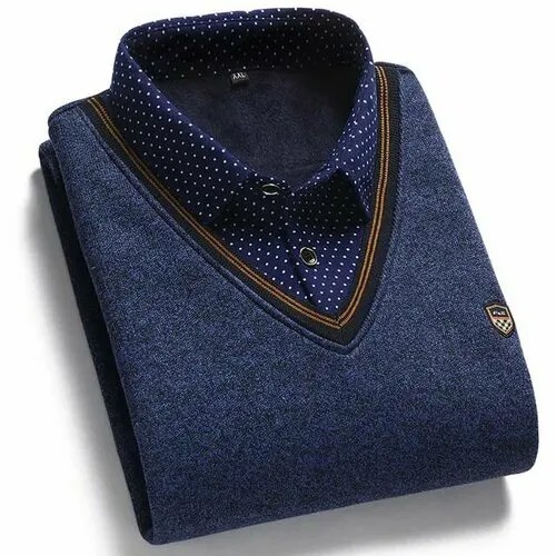 Пуловер размер M, синий