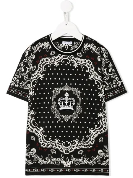 Dolce & Gabbana Kids футболка с принтом