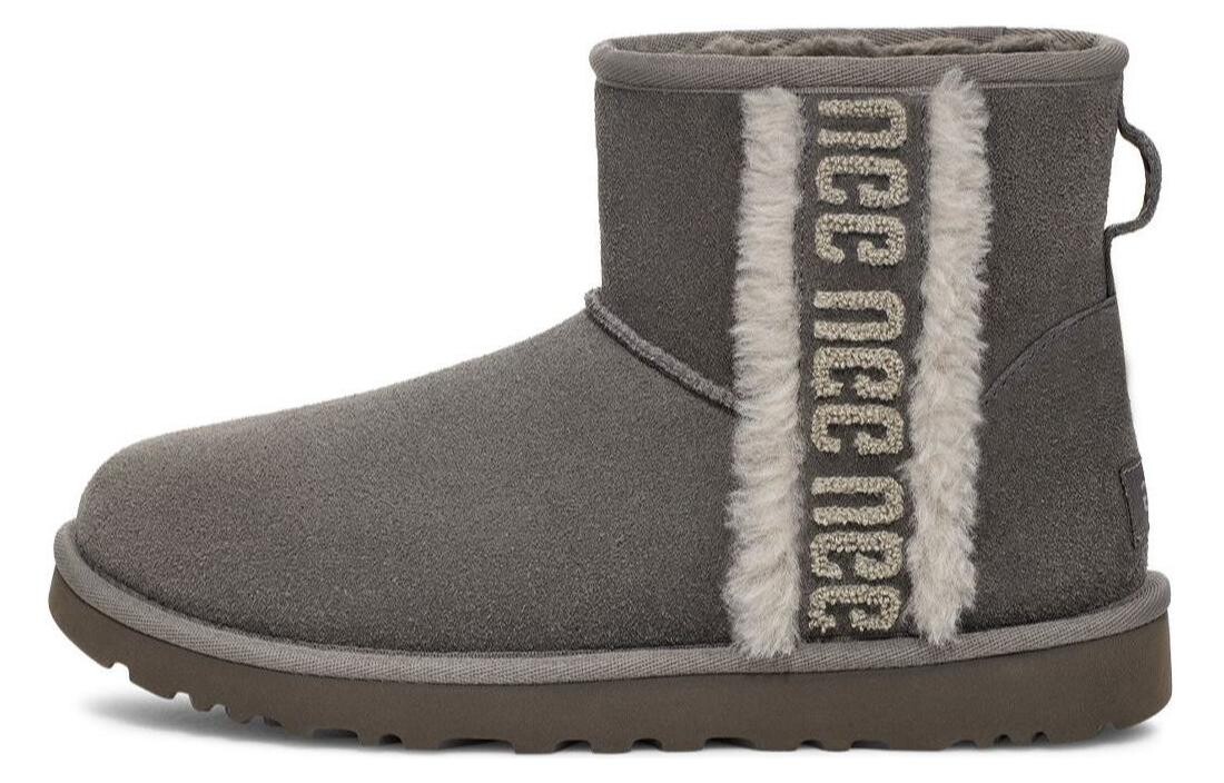 CLASSIC MINI Зимние ботинки женские серые Ugg