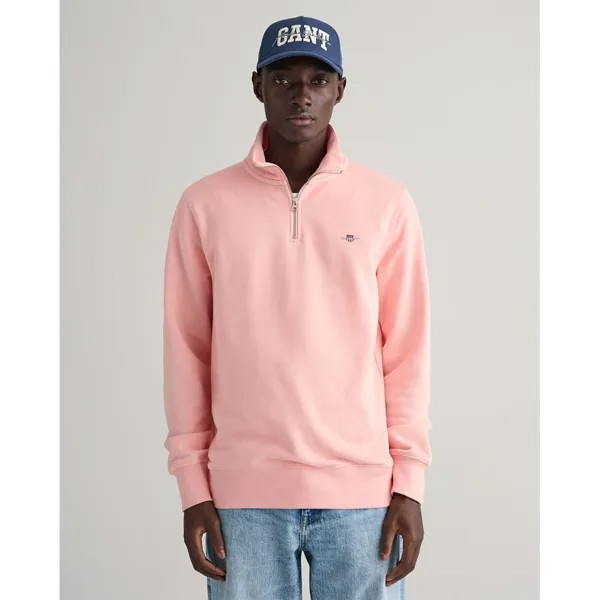 Свитер Gant 2008005 Reg Shield Half Zip, розовый