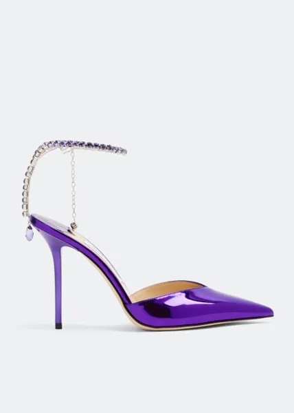 Туфли Jimmy Choo Saeda 100, фиолетовый