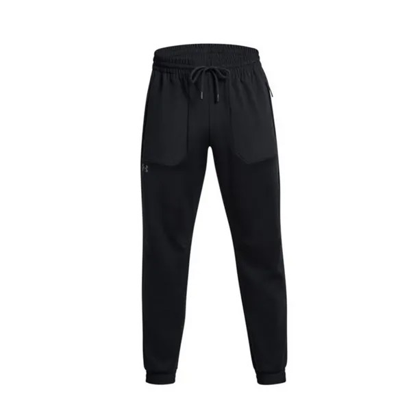 Мужские трикотажные спортивные штаны Under Armour, цвет Black