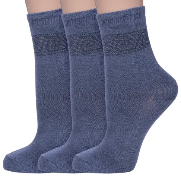 Комплект носков женских НАШЕ 3-422С1 серых 25