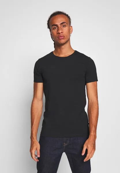 Базовая футболка DAVID CREW NECK Casual Friday, цвет black