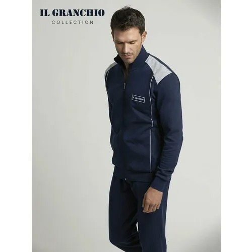 Пижама  Il Granchio, размер L, синий