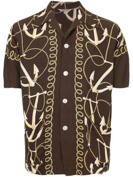 Fake Alpha Vintage гавайская рубашка в стиле 1950-х