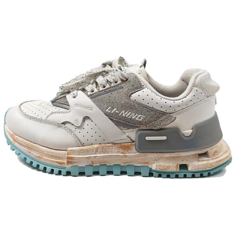 Кроссовки LiNing 001 Lifestyle Shoes Women's Low-top Mist White, белый