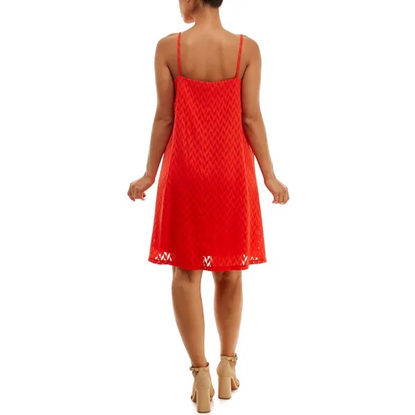 Женское шифоновое свободное платье Nina Leonard Nina Leonard, красный