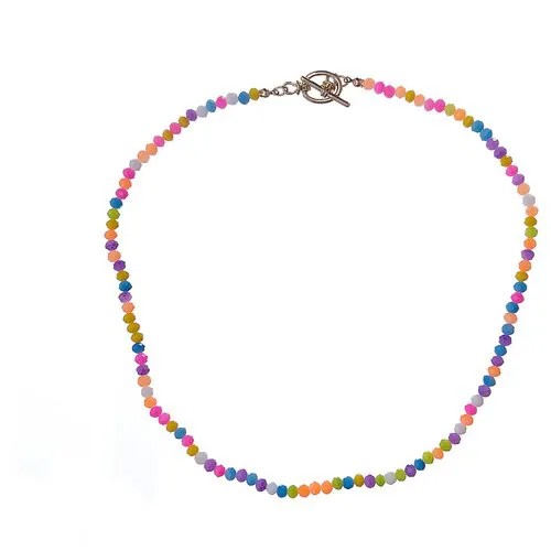 Колье Moon Paris, Kids, с цветными кристаллами, MK-22.12-008 золотистый