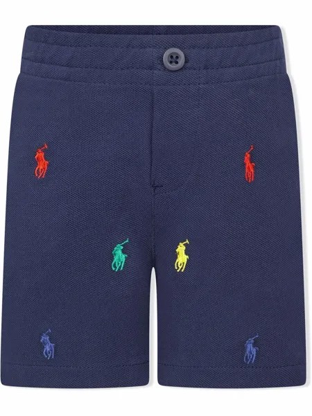 Ralph Lauren Kids шорты с вышивкой Polo Pony