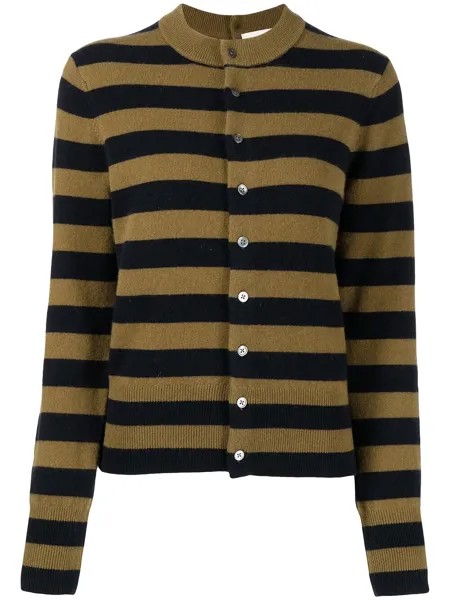 Extreme cashmere полосатый кардиган из смесового кашемира