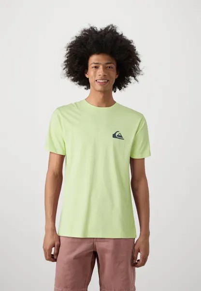 Базовая футболка LOGO UNISEX Quiksilver, зеленый