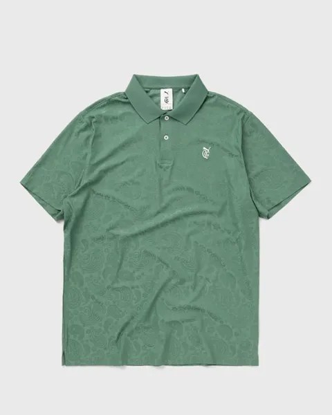 Поло Puma Puma X Qgc Jacquard Paisley Polo, цвет deep forest