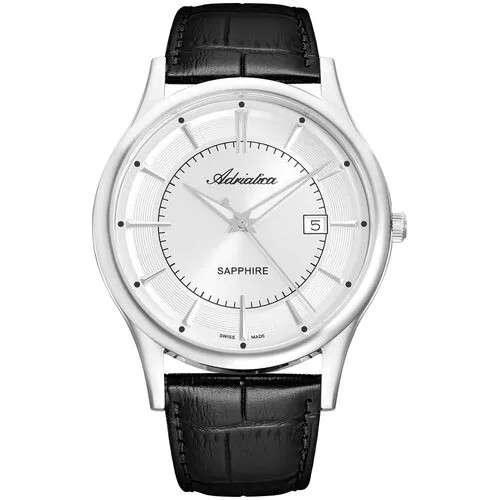 Наручные часы Adriatica A1296.5213Q, серебряный, белый
