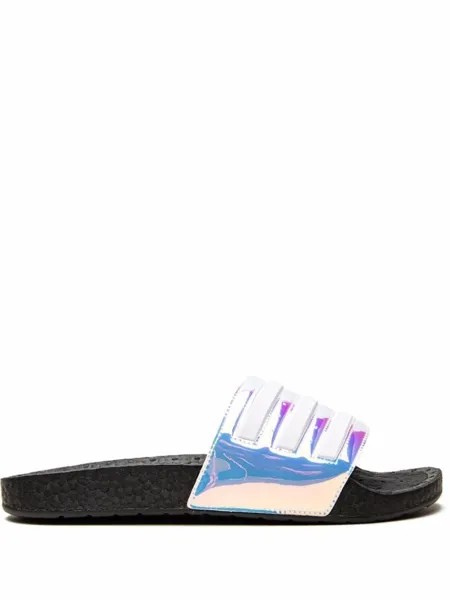 Шлепанцы Adilette Boost Adidas, серебристый
