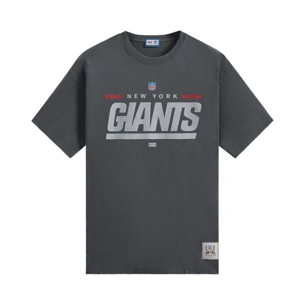 Kith For The NFL: винтажная футболка Giants черная