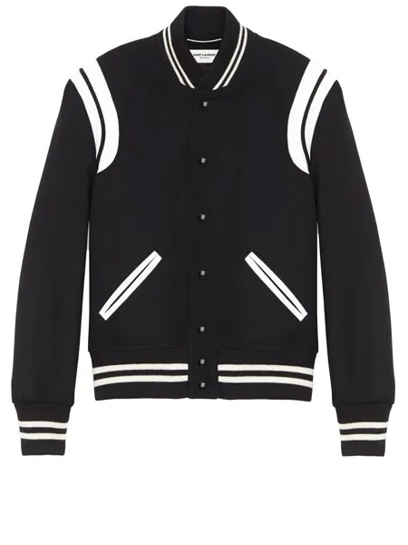 Куртка Saint Laurent Teddy bomber, черный