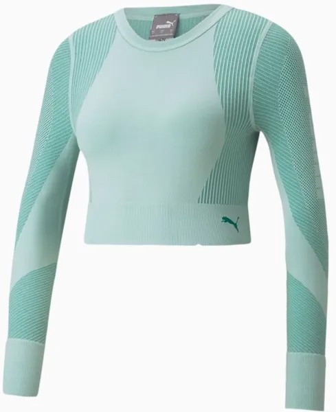 Лонгслив женский PUMA 52102976 голубой 44; 46