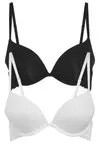 Бюстгальтер пуш-ап CARA PUSH UP PLUNGE BRAS 2 PACK Next, черный