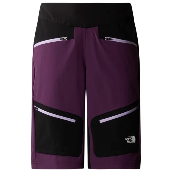 Велосипедные шорты The North Face Women's Trailjammer Short, цвет Black Currant Purple/TNF Black