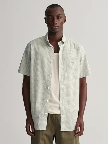 Рубашка Gant Regular fit, светло зеленый
