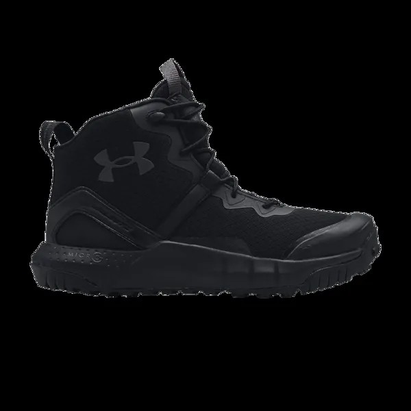 Кроссовки Micro G Valsetz Zip Mid Tactical Boots Under Armour, черный