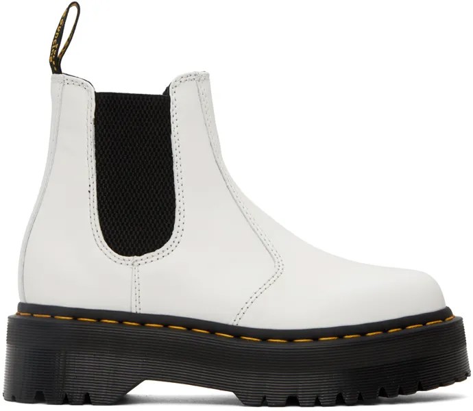 Белые ботильоны 2976 Dr. Martens